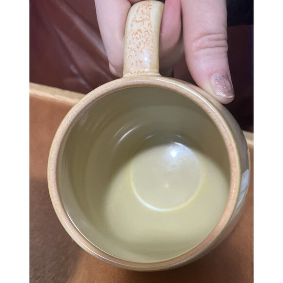 Ceramic Pottery Cabin style Urban Coffee Mugs 12-16 oz Drip Glaze- Set Of 2 - Picture 16 of 16